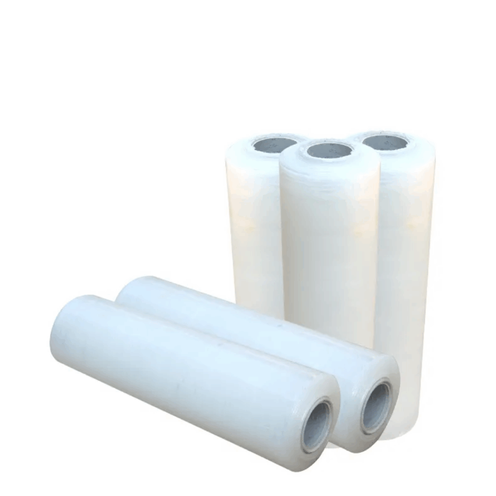 Industrial shrink wrap application for bundled goods