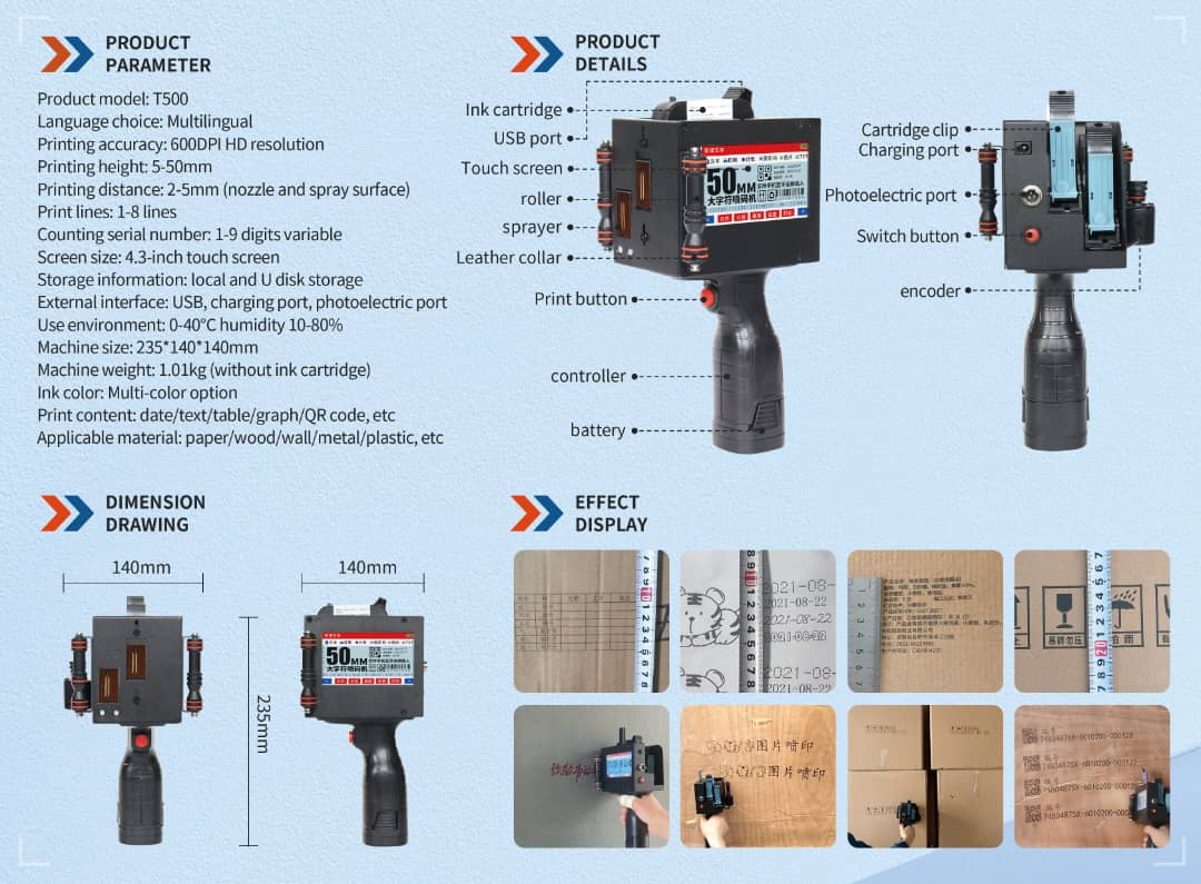 TajiPack production coding equipment