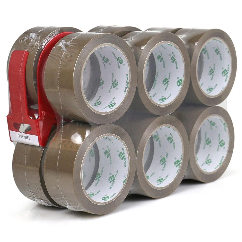 Premium adhesive tape rolls for packaging