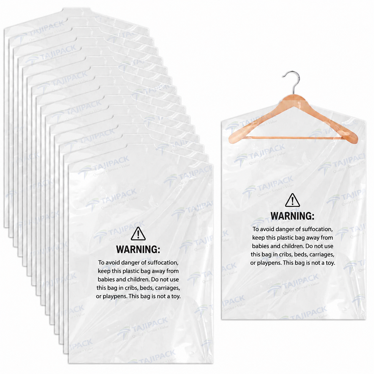 Polybag with hanger hole
